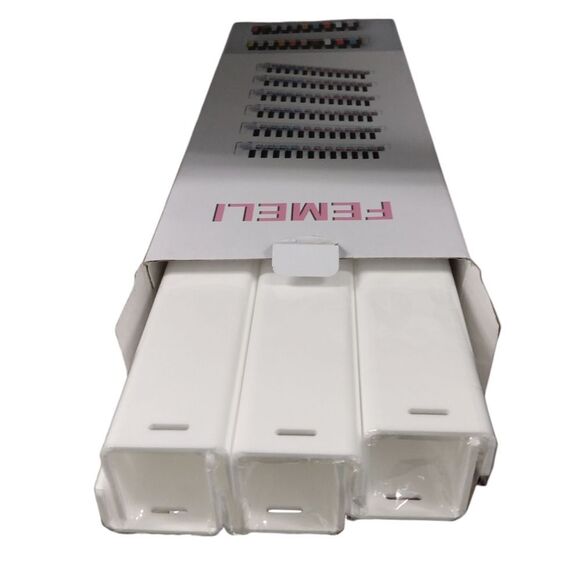 NIUBEE 6 Pack Nail Polish Rack Wall Mounted white/NIB - Picture 2 of 5